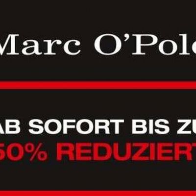 AB SOFORT! Bis zu 50% bei Marc O´Polo Augsburg